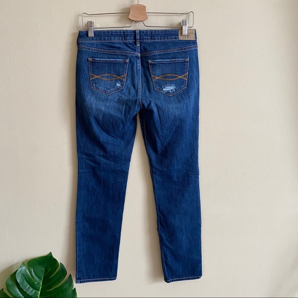 ABERCROMBIE The A&F Skinny Jeans Distressed 4 S - Picture 4 of 11